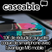  Profitez de la réduction de 10€ chez caseable pour vous offrir une coque pour votre téléphone !