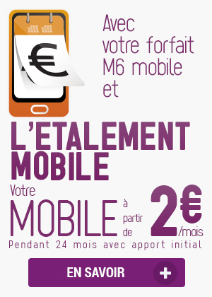 Etalementde paiement mobile M6 mobile