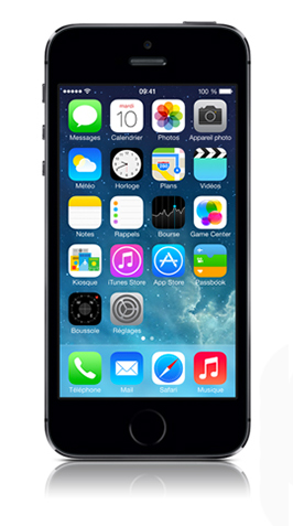 iPhone 5S 16 Go Gris Sidéral avec M6 mobile
