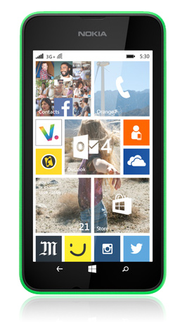Nokia Lumia 530 Vert M6 mobile by Orange