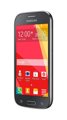 Samsung Galaxy Ace 4 noir M6 mobile by Orange
