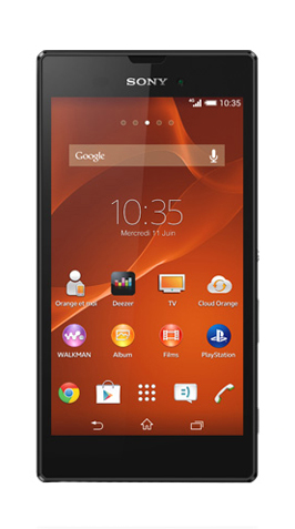 Sony Xperia T3 noir M6 mobile by Orange