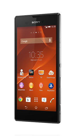 Sony Xperia T3 noir M6 mobile by Orange