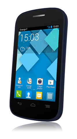 Alcatel One touch Pop C1 bleu nuit avec M6 mobile by Orange