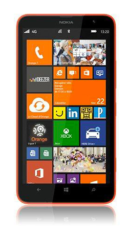 Nokia Lumia 1320 Orange avec M6 mobile