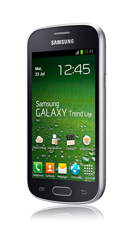 Samsung Galaxy Trend Lite noir avec M6 mobile by Orange