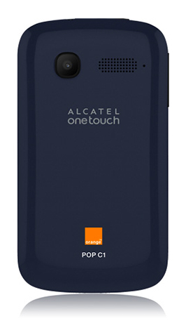 Alcatel One touch Pop C1 bleu nuit avec M6 mobile by Orange