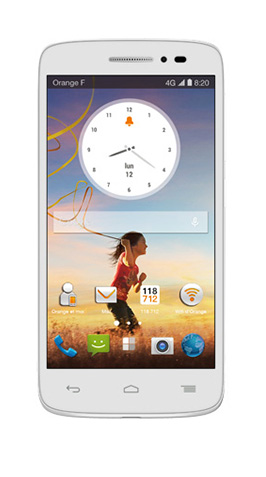 Orange Roya blanc avec M6 mobile