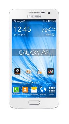 Samsung Galaxy A3 avec M6 mobile