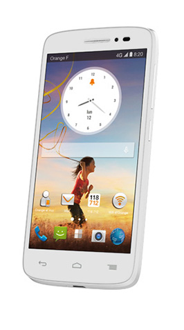 Orange Roya blanc avec M6 mobile