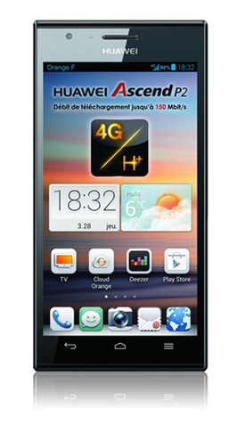 Huawei Ascend P2 noir M6 mobile