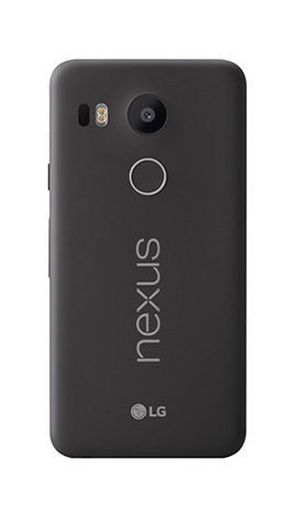Nexus 5X noir avec M6 mobile